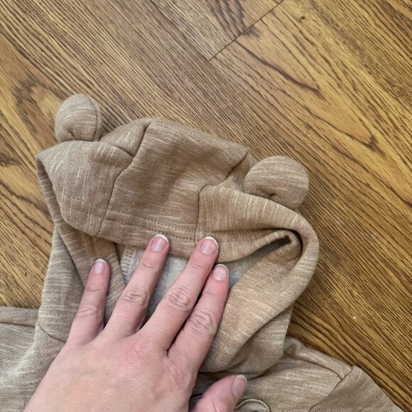 Disney Baby Winnie the Pooh "Hello World" Hood Zip Jacket Size 12M - Picture 4 of 5